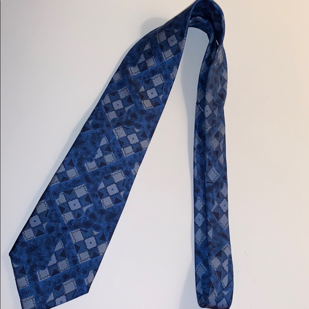Cellini Men’s Blue Silk Tie